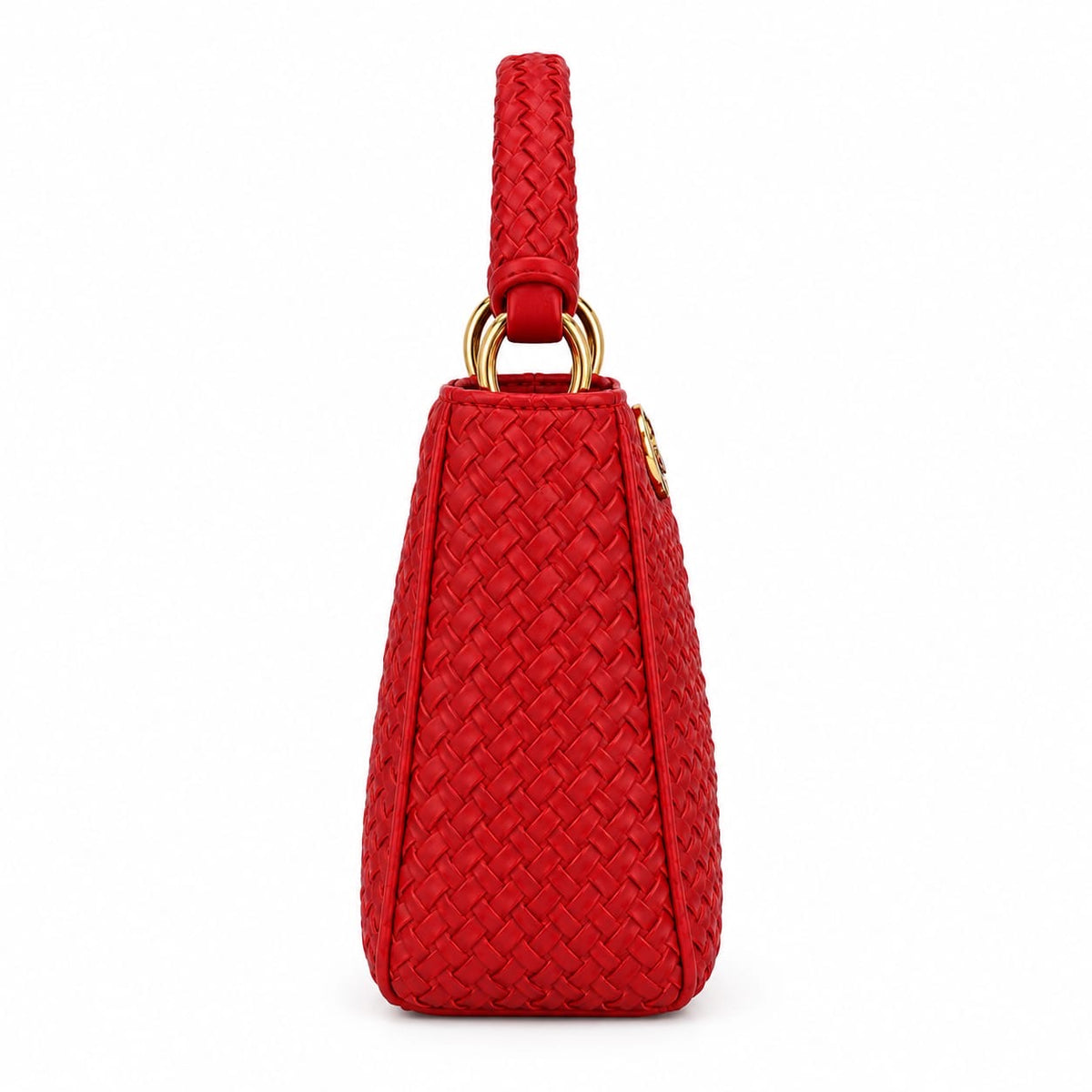 Red Tiffany Woven Tote Bag
