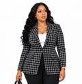 Black Grace Checkered Jacket