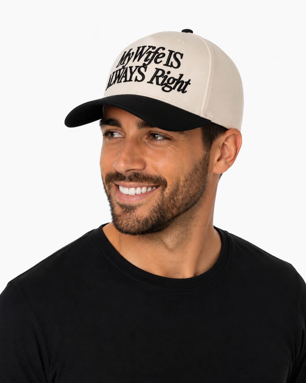 Cream Carter “My Wife Is Always Right” Hat&nbsp;