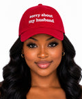 Red Adeline “Sorry About My Husband” Hat
