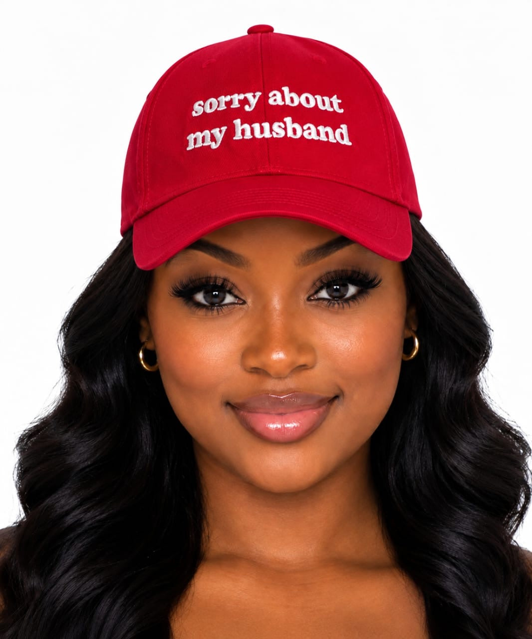 Red Adeline “Sorry About My Husband” Hat