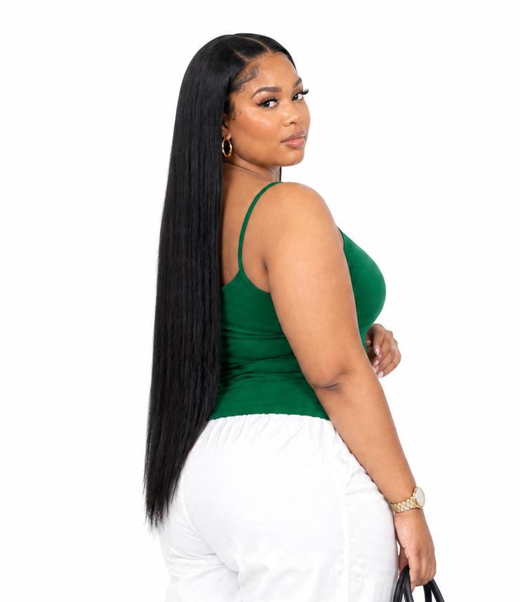Green Kelsey Plus Size Cowl Neck Top