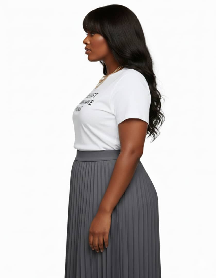 Girls Just Wanna Have Funds White Plus Size Graphic Tee