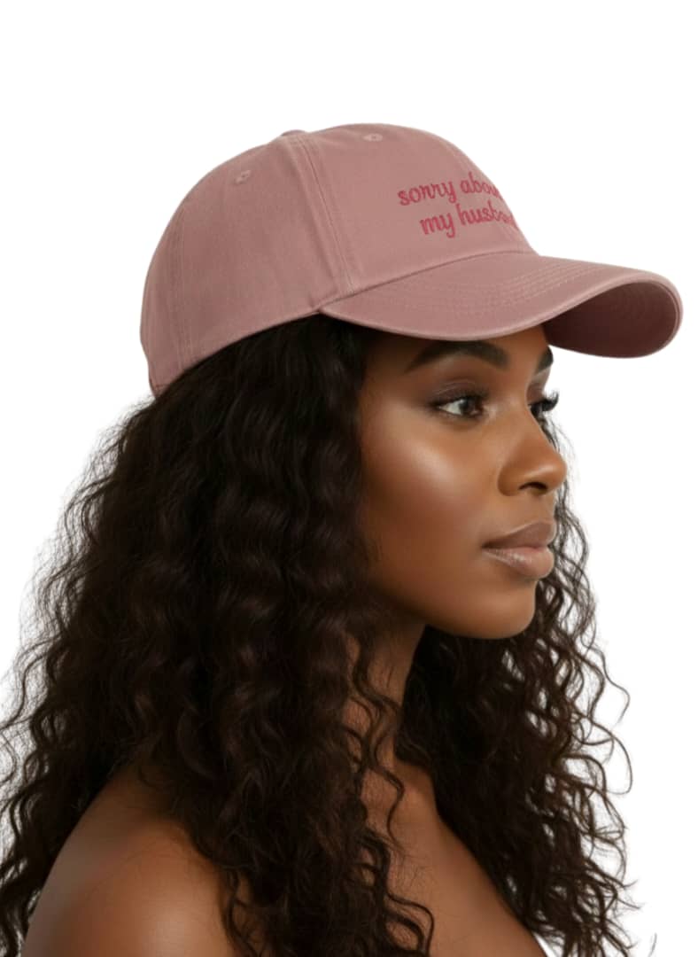 Pink Sasha "Sorry About My Husband" Hat
