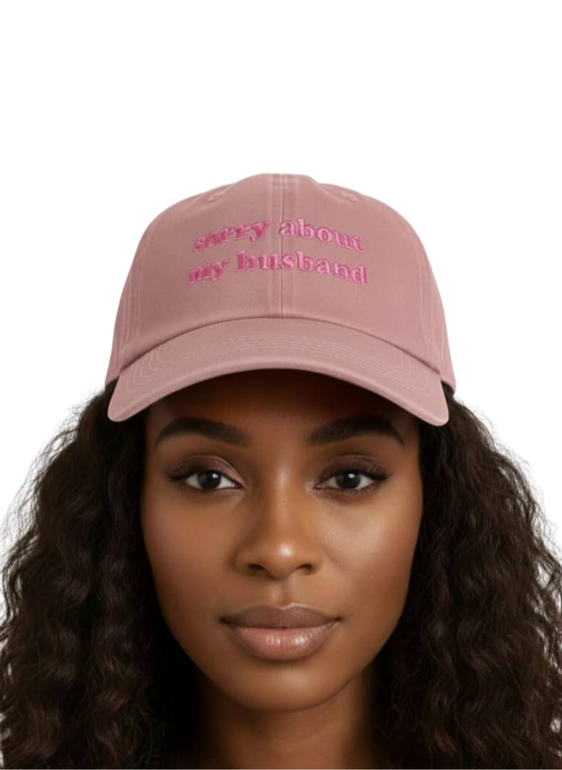Pink Sasha "Sorry About My Husband" Hat