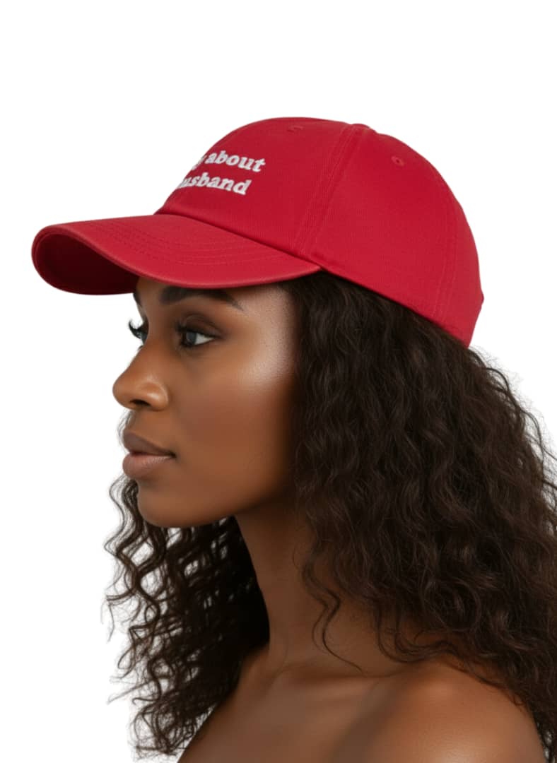 Red Sasha "Sorry About My Husband" Hat