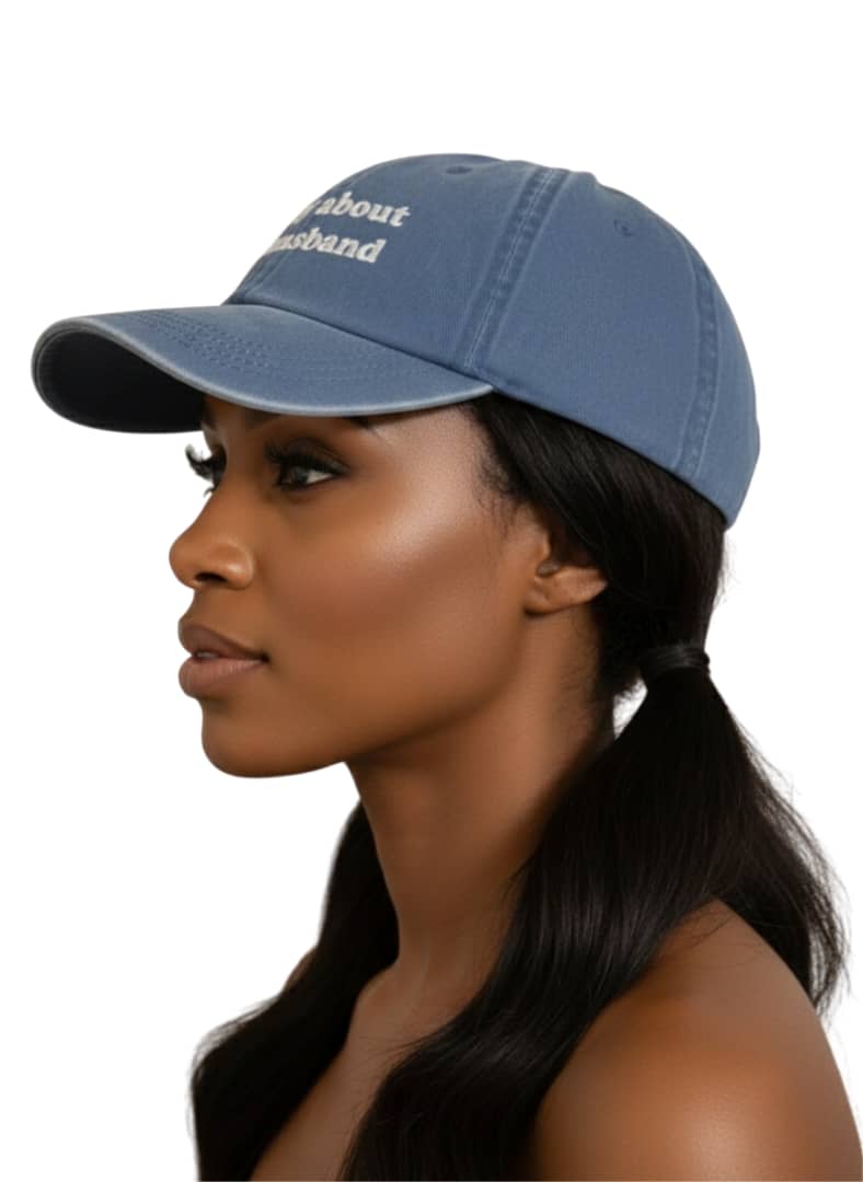 Blue Sasha "Sorry About My Husband" Hat