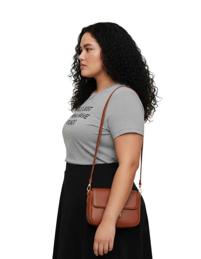 Girls Just Wanna Have Funds Gray Short Sleeve Plus Size Graphic Tee