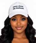 White Adeline “Sorry About My Husband” Hat