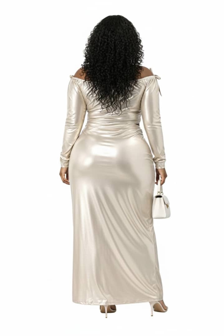 Luxe Gold Goddess Plus Size 2pc Set&nbsp;