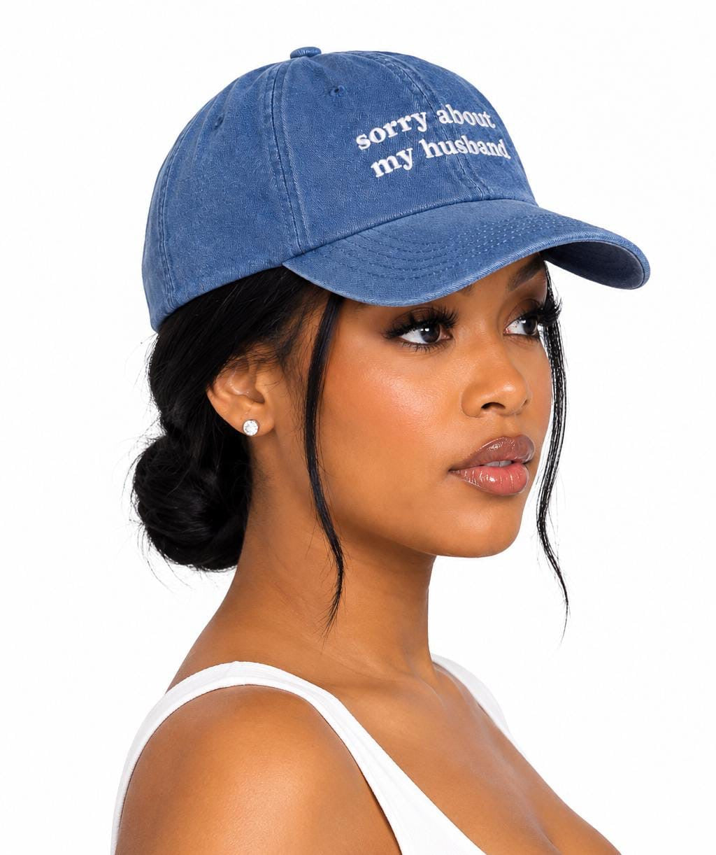 Blue Adeline “Sorry About My Husband” Hat
