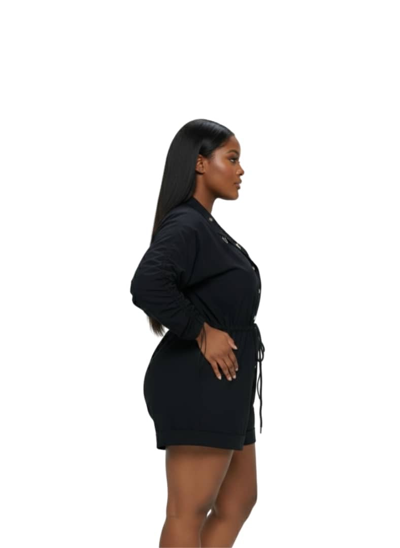 Zara Black Utility Romper &nbsp;