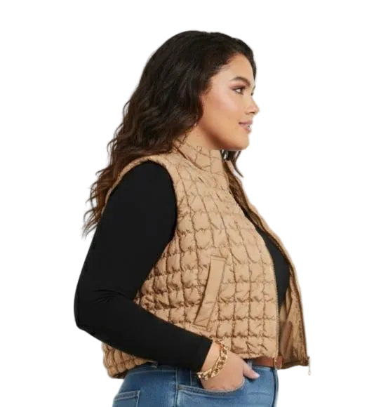Ashley Brown Plus Size Puffer Vest