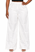 White Lydia Wide-Leg Pants