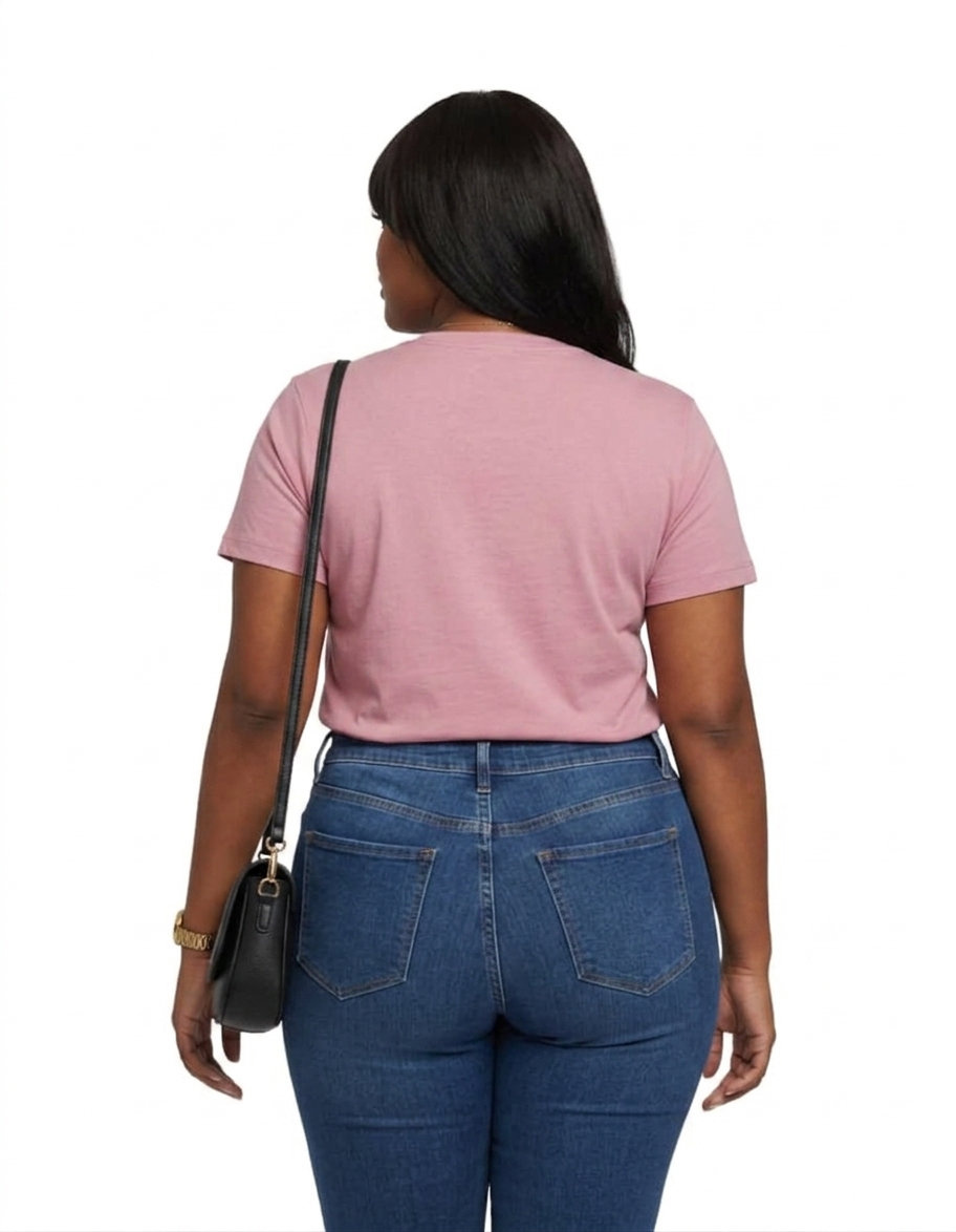 Girls Just Wanna Have Funds Pink Short Sleeve Plus Size Graphic Tee